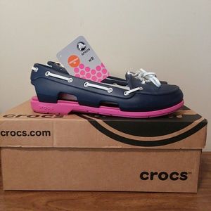 Crocs boat shoes